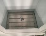 Double slant doors ice merchandiser for gas station bagged ice stroaged