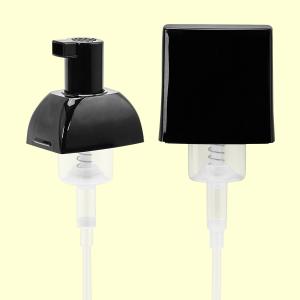 China 30-410 Lotion Dispenser Pump Black Rectangle Closure For Rectangle Bottle Mouth wholesale