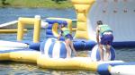 Water Resistance Outdoor Inflatable Water Park / Floating Water Park Projects