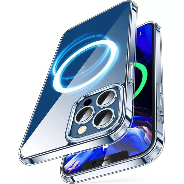 Universal Transparent Mobile Phone Cases Shockproof Magnetic Clear Phones Cover