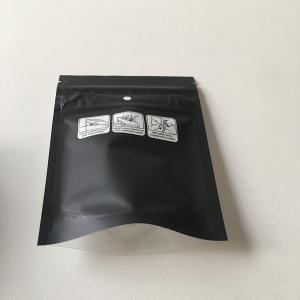 China Cookies Weed 60mic Child Resistant Bags Smell Proof Foil Mylar Bags With Zipper wholesale