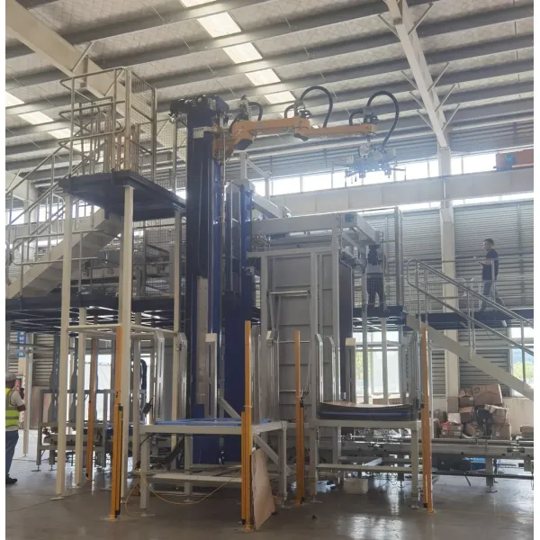 High Position De-Palletizer Empty Cans Unloading Grappier Machine