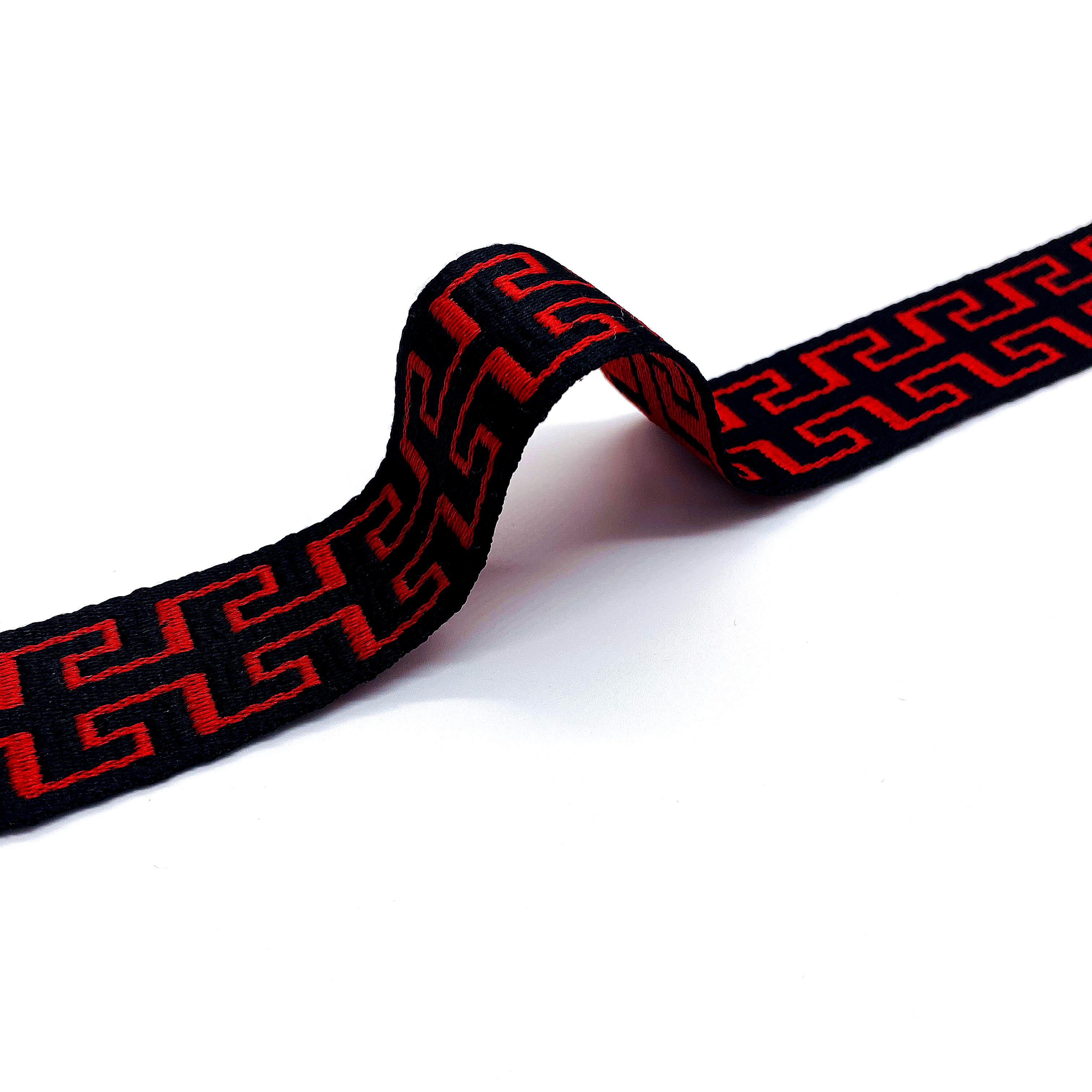 600D PP yarn 100% Polyester Jacquard Elastic Band for Garment Shoes Home Textile polypropylene webbing