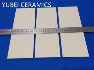 China Light Yellow 99% Alumina Ceramic Plates Dry Pressing High Strength wholesale