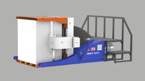 China 4 Nozzles Automatic Paper Stacker Machine Turning And Finishing 25KW wholesale