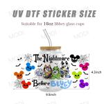 UVDTF Cup Wraps Transfers Wholesale Transfer Printing Crystal Sticker Custom