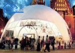 Aluminum Geodesic Commercial Dome Tent Fire Prevention For Exhibition Events Big