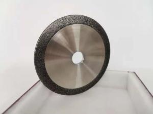 China 6mm Thickness Double Layer CBN Diamond Wheel Round Shape 125MM * 6MM * 20MM wholesale