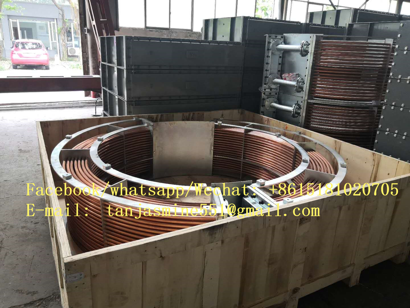 Min 85% Max 93% Efficiency Air Cooled Oil Cooler