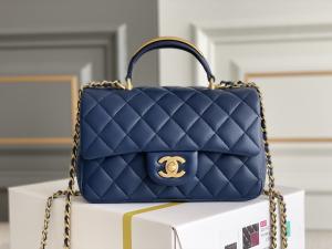 China Small Chanel Branded Ladies Handbag Caviar Grained Calfskin &amp; Gold Tone Metal wholesale