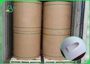 China High Whiteness 100GSM 120GSM Bleached Kraft Food Grade Paper Roll For Paper Shipping Bags on sale