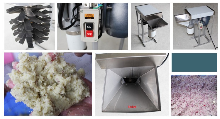 200kg/h Ginger Garlic Paste Grinding Machine Stainless Steel
