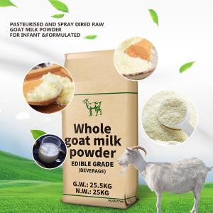 China GMP HACCP Raw Goat Milk Powder Bakery Products Ingredient wholesale