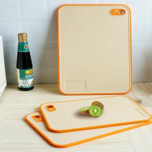 China Double Sided Wheat Straw Chopping Board Anti Mildew Household Kitchen Tools wholesale