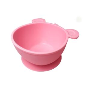 China Promotional Silicone Baby Bear Bowl With Suction High Durability wholesale