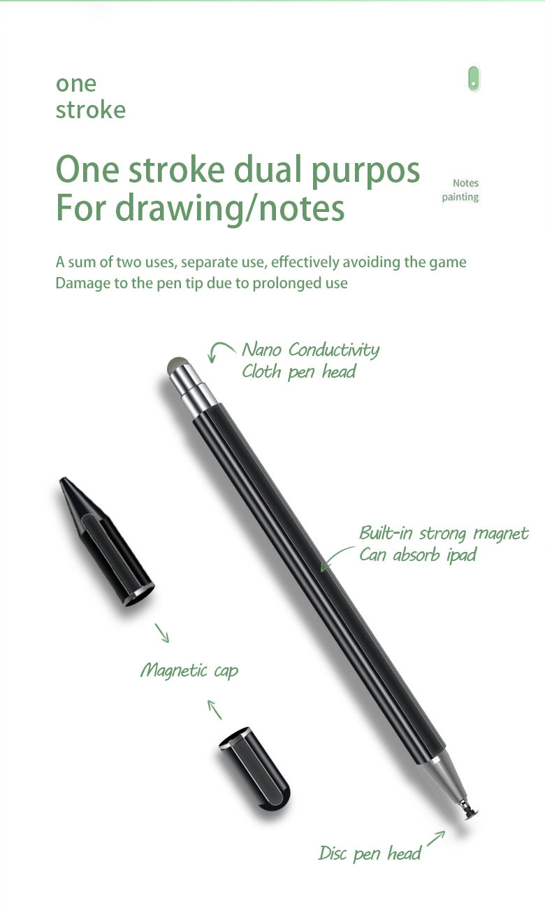 Retractable Ball Point Stylus Pen Tip For Drawing And Handwriting