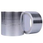 Fireproof HVAC Thermal Insulation Aluminium Tape Heat Resistant Fiberglass Cloth