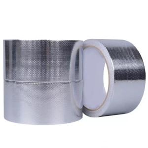 China Fireproof HVAC Thermal Insulation Aluminium Tape Heat Resistant Fiberglass Cloth Tape wholesale