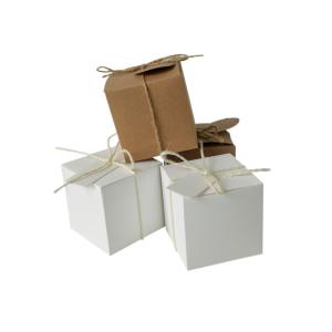 China 7x7x7CM Tie A Rope Promotion Makeup Cosmetic Paper Box wholesale