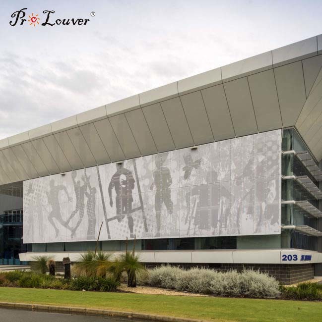 Customized Design Low Price Aluminum Perforated Panel For Facade