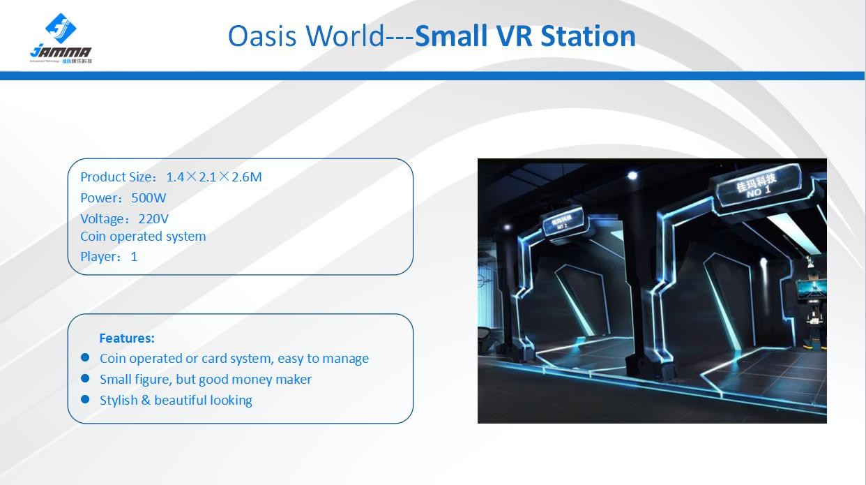 Optional Size Virtual Reality Theme Park Custom Design Project One Stop Game Center