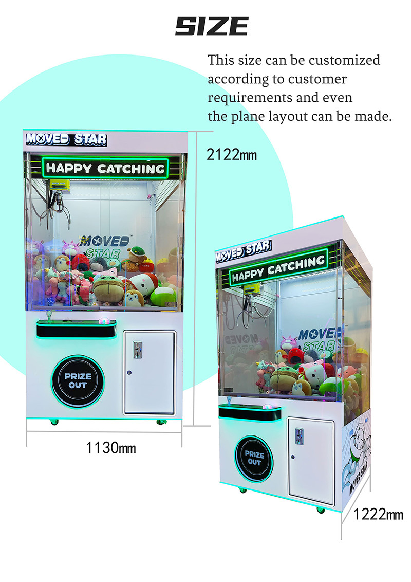 42inch Big Doll Machine 42nch Coin Operated Game Toy Claw Crane Machine With Bill Acceptor