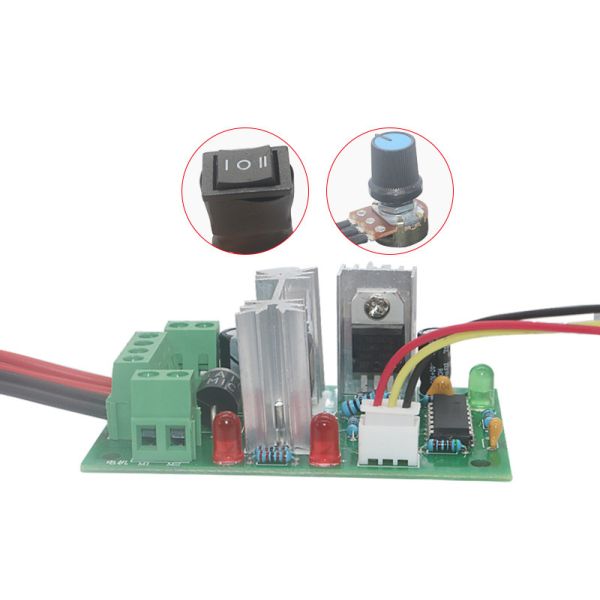 Reversible Switch PWM DC Motor Controller 24v 120W CCM2 ODM OEM