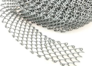 China 1.2mm Thick 6mm Hole Chainlink Steel Mesh Curtain Oem wholesale