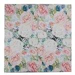 OEM Odorless Floral Paper Napkins Eco Friendly Wood Pulp Material