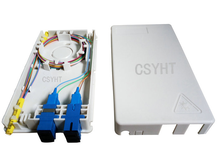 4F FTTH Fiber Access Terminal Box 4 SC 12FO Fiber Optic Wall Box