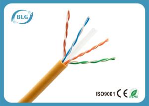 China Long High Speed Ethernet Cable Blue , Small Yellow Ethernet Cable Cat 6 wholesale