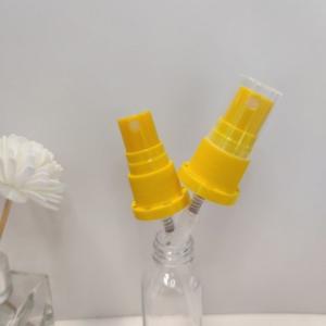 China Yellow Special Collar 18 / 415 Plastic Fine Mist Sprayer For Washing wholesale