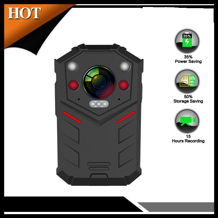 3100 MAH Battery Police Body Cameras , Video Format Wifi Body Camera