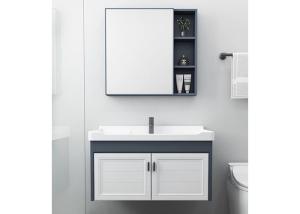 China European style white sink cabinets mirror wall hung cabinet units modern bathroom vanity wholesale