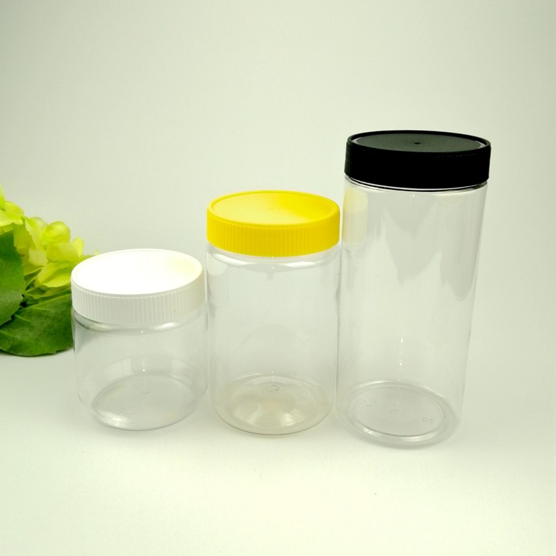 20oz 600ml Round Plastic Food Jars With Screw Lid