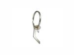 Cool Innovative Stainless Steel Mini One-hand Keychain Bottle Opener