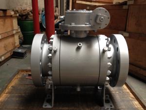 China Fire Safe Trunnion Mounted Metal To Metal Seat Ball Valve wholesale