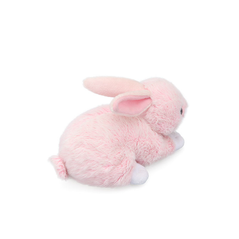 20cm Short Plush Cute Pink Rabbit Stuffed Toy ODM