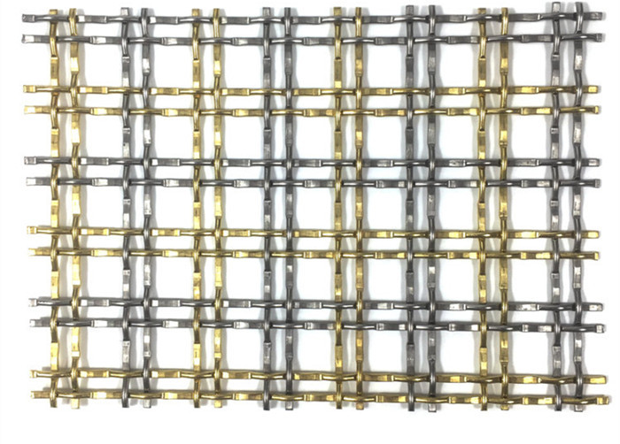 Architectural Decorative Woven Mesh For Security Screen And Partition
