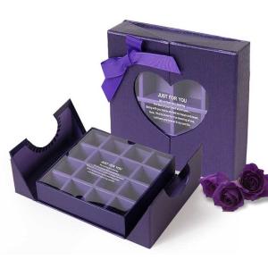 China CMYK 2 Door Rigid Chocolate Gift Box Packaging OEM ODM wholesale