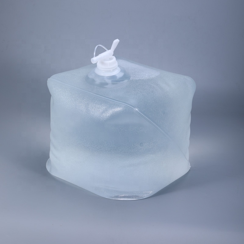 Alcohol Sanitizer Storage UMETASS Empty LDPE Collapsible Bucket Bag For Garden Kitchen