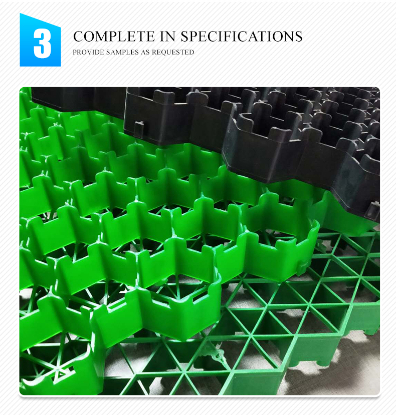 HDPE Grass Paver Grid for Parking Lot and Driveway Onsite Inspection After-sale Service