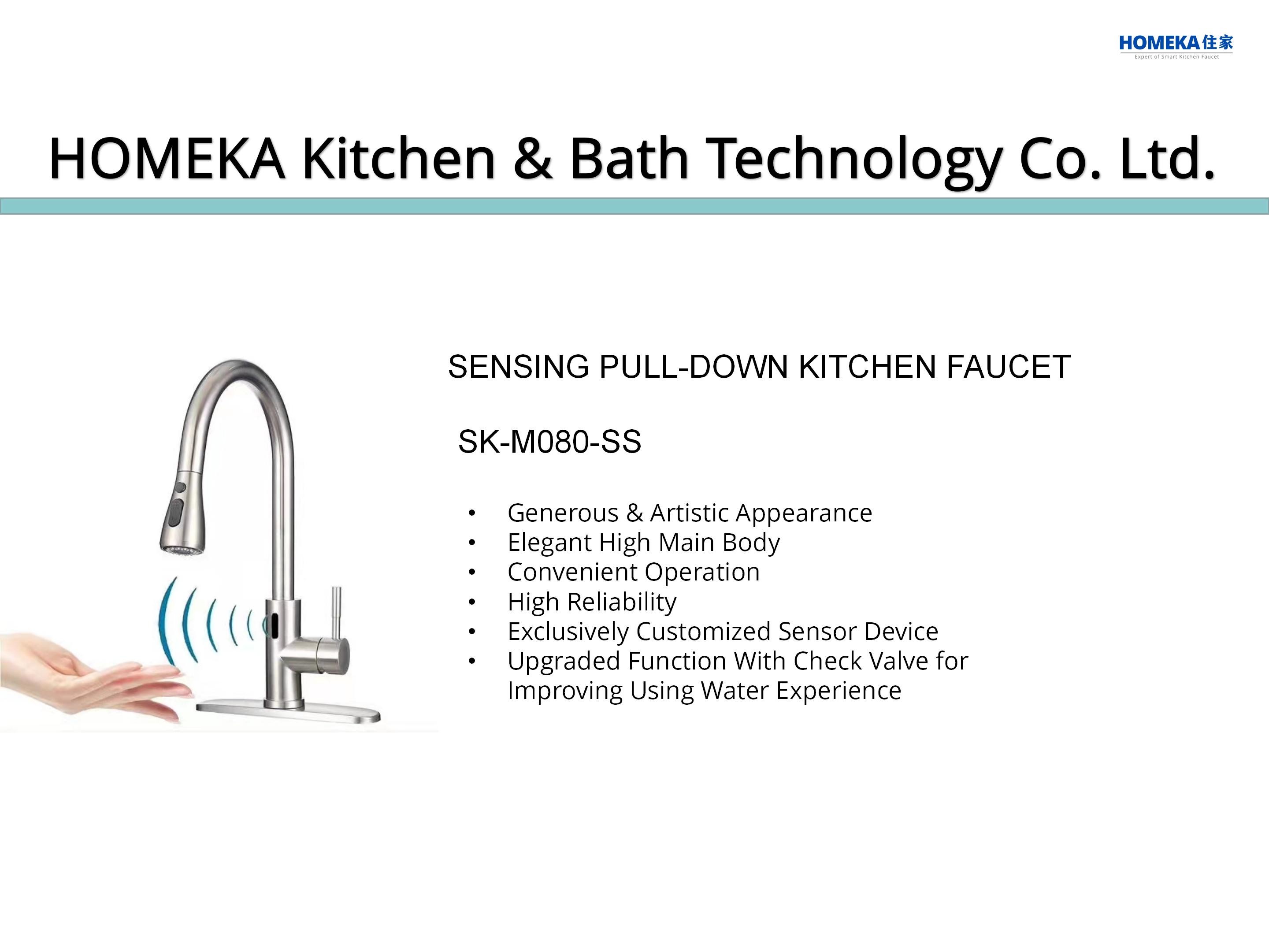 3.33L/min Motion Activated Pull Down Kitchen Faucet