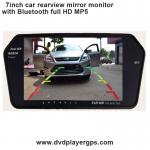 1080P dual camera Car DVR rearview mirror camera 7.0" with Bluetooth and MP5