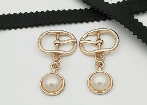 China Decorative Ladies Shoe Buckles , Delicate Shoe Metal Accessories 3.1g wholesale
