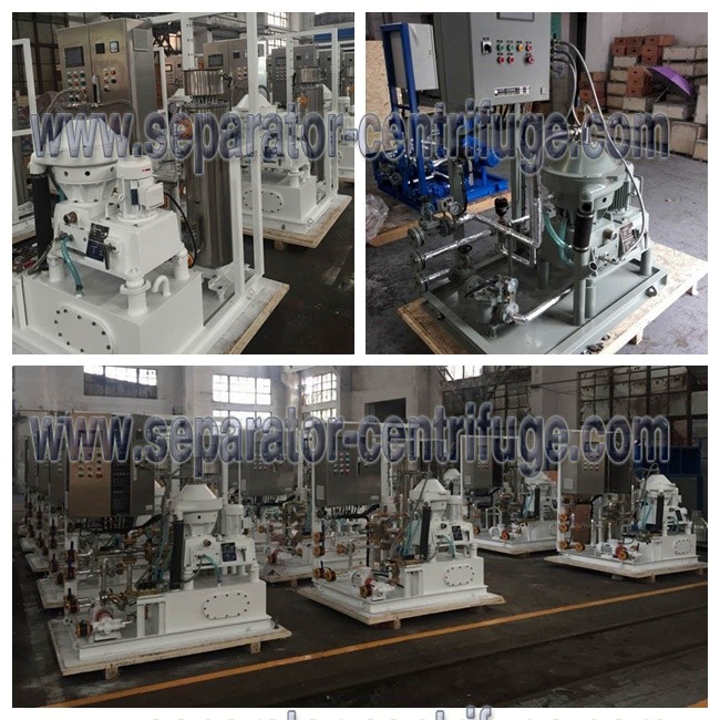 Solid - Liquid Automatic Mineral Centrifugal Oil Separator Model 1500 L / h
