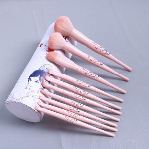China 3 Colors 5 PCS Plastic Makeup Brush 0.2kg Single For Professional Beautician wholesale