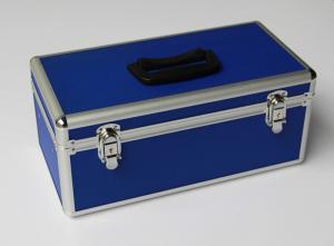 China Blue Aluminum First Aid Box Portable Doctor Case For Carry Medicine And Medicine Tools wholesale