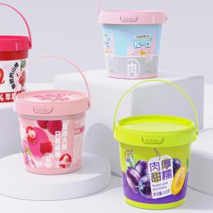 China 2kg Food Grade Bucket Container for Beverage Chocolate Spread Sauces Butter Powder wholesale