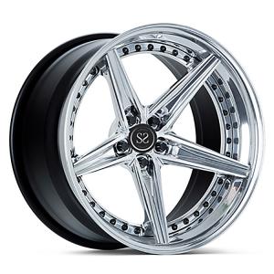 China 5 Spoke 3 PC Forged Wheels Alluminum Alloy Rims 18 19 20 Inches For BMW Porsche wholesale